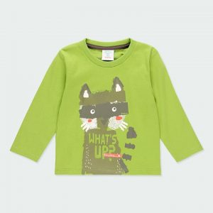 Il Gatto e la Volpe | Negozio Abbigliamento Bambini Angera | Boboli Neonata 0-18m | Stagione 2021 | Maglietta Orsetto Bambino
