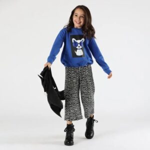 Il Gatto e la Volpe | Negozio Abbigliamento Bambini Angera | Boboli ragazza 7-16 anni| Stagione 2023/24 | Pantalone jacquard