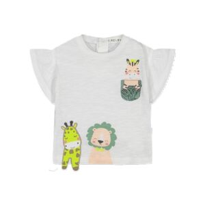 Il Gatto e la Volpe | Negozio Abbigliamento Bambini Angera | Melby Neonata 0-24 mesi| Stagione 2023/24 | Maglietta giraffa